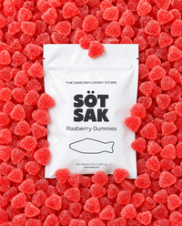 Sötsak Raspberry Gummies 1 lb bag